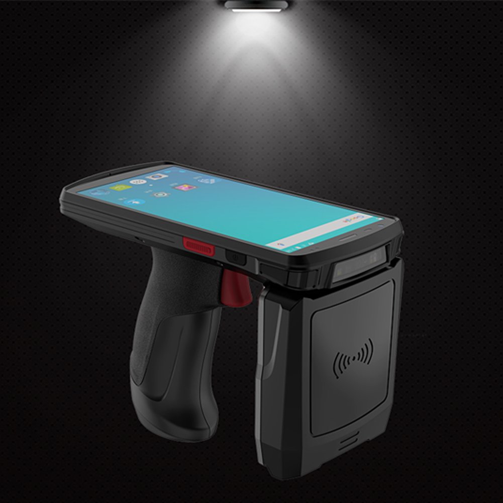 RFID超高頻手持盤點(diǎn)終端讀取UHF射頻識別手持機(jī) NFC 二維條碼掃描
