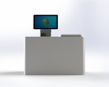 RFID收銀臺(tái) 批量3秒結(jié)算 RFID讀寫器 RFID工作臺(tái)